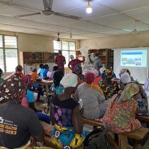 EWB Faculty during a post-harvest loss mitigation training